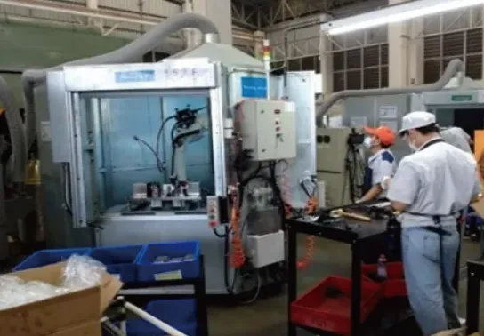 ロボット溶接ライン